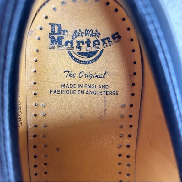 MIE Dr. Martens Docs 8053 England Brown Leather Shoes Men’s Size US 12 UK 11 - Picture 10 of 10